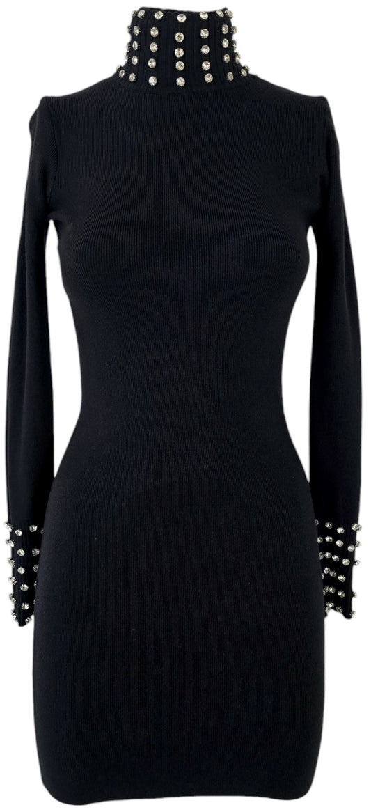 Abito in maglina con strass
