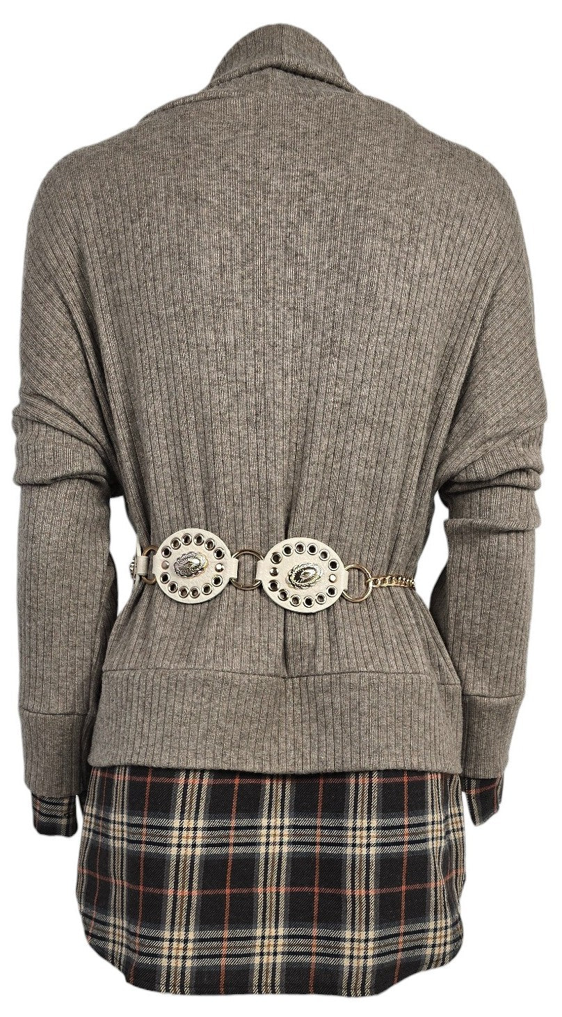 Maglione con camicia