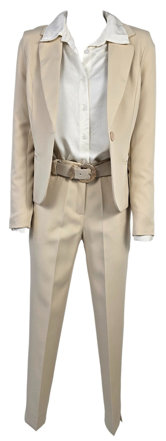 Completo classico beige