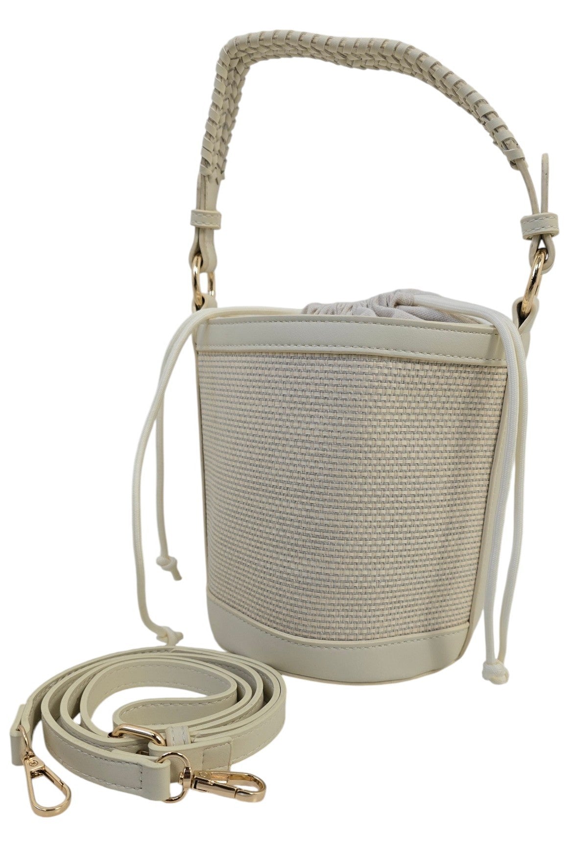 Borsa a secchiello in Rafia
