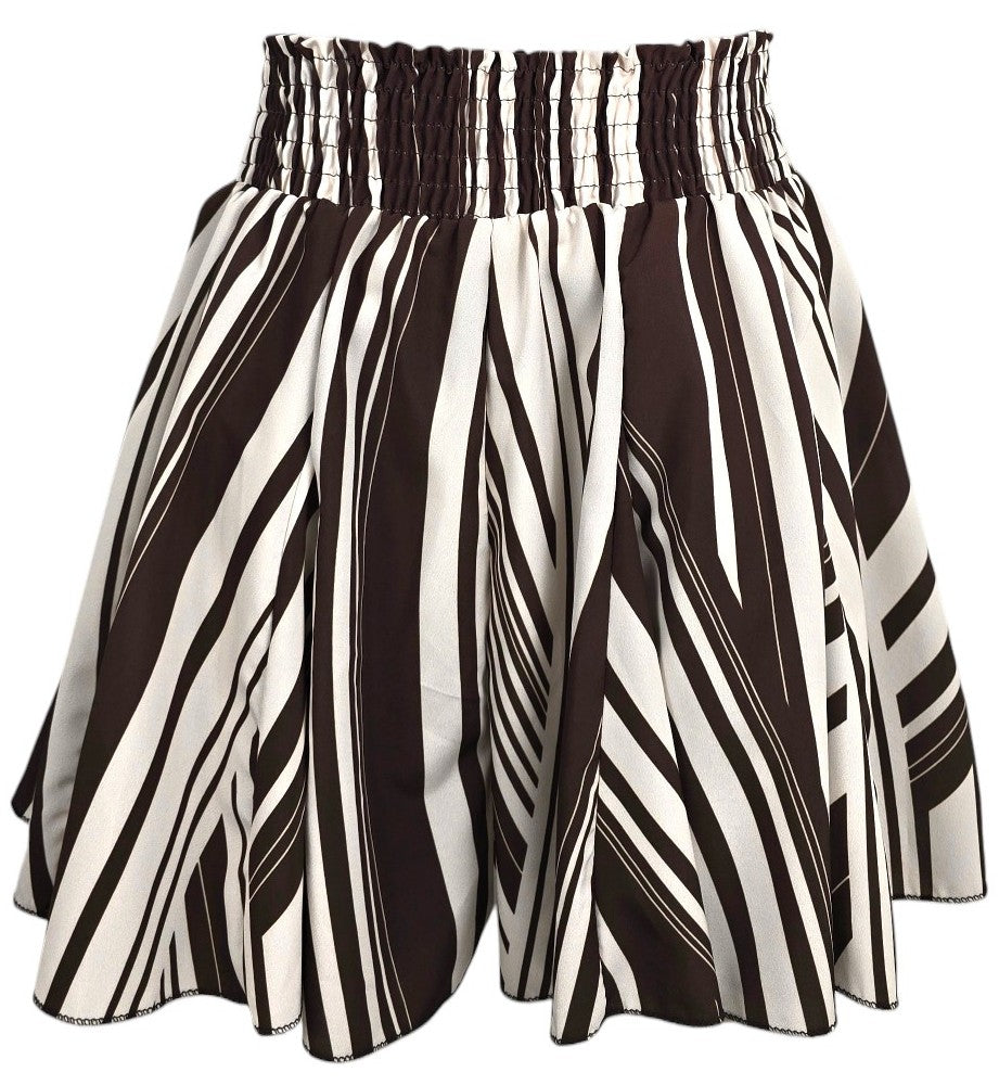 Pantaloncino effetto gonna " Brown"