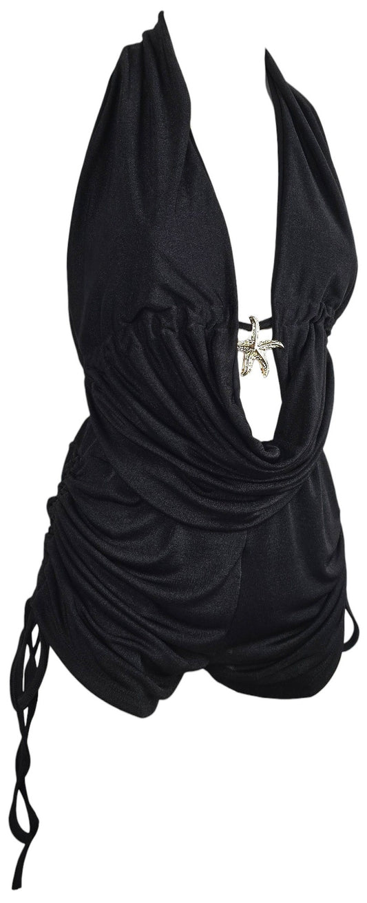 Completo nero "Stella marina"