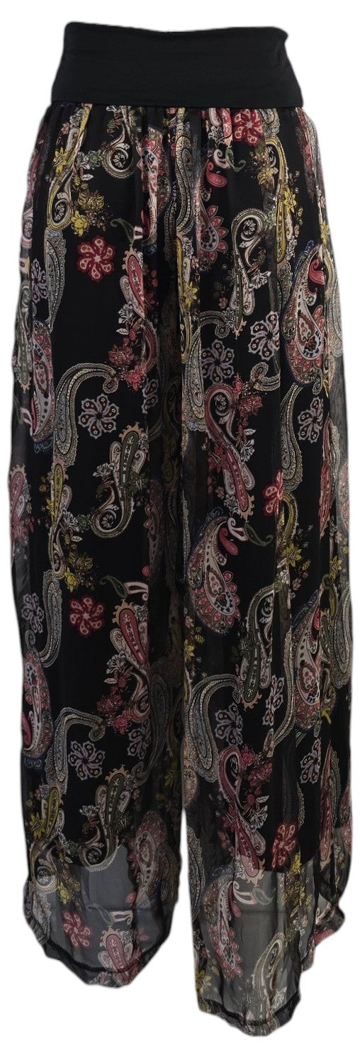 Pantalone a fantasia "Velo"