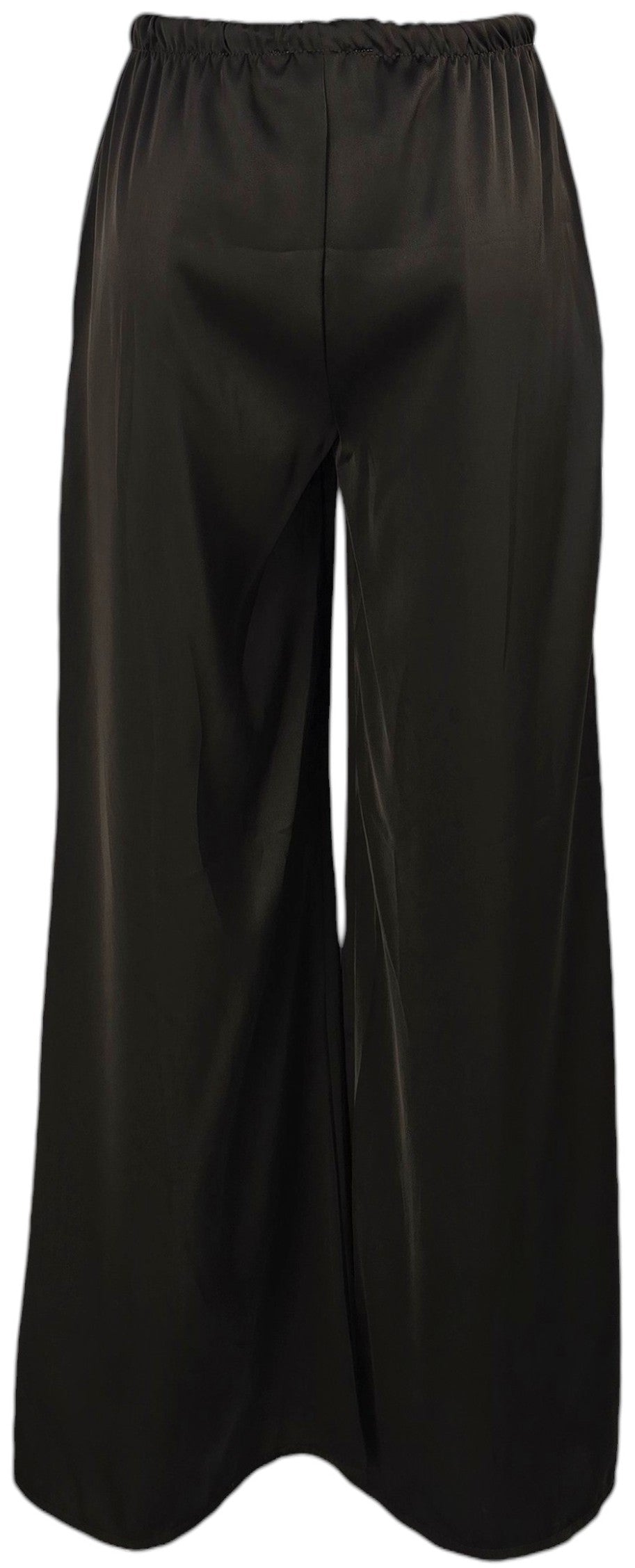 Pantalone a palazzo effetto raso