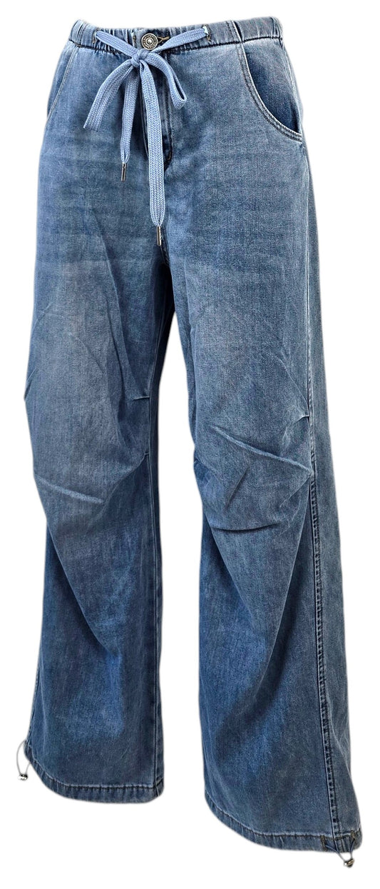 Jeans con lacci