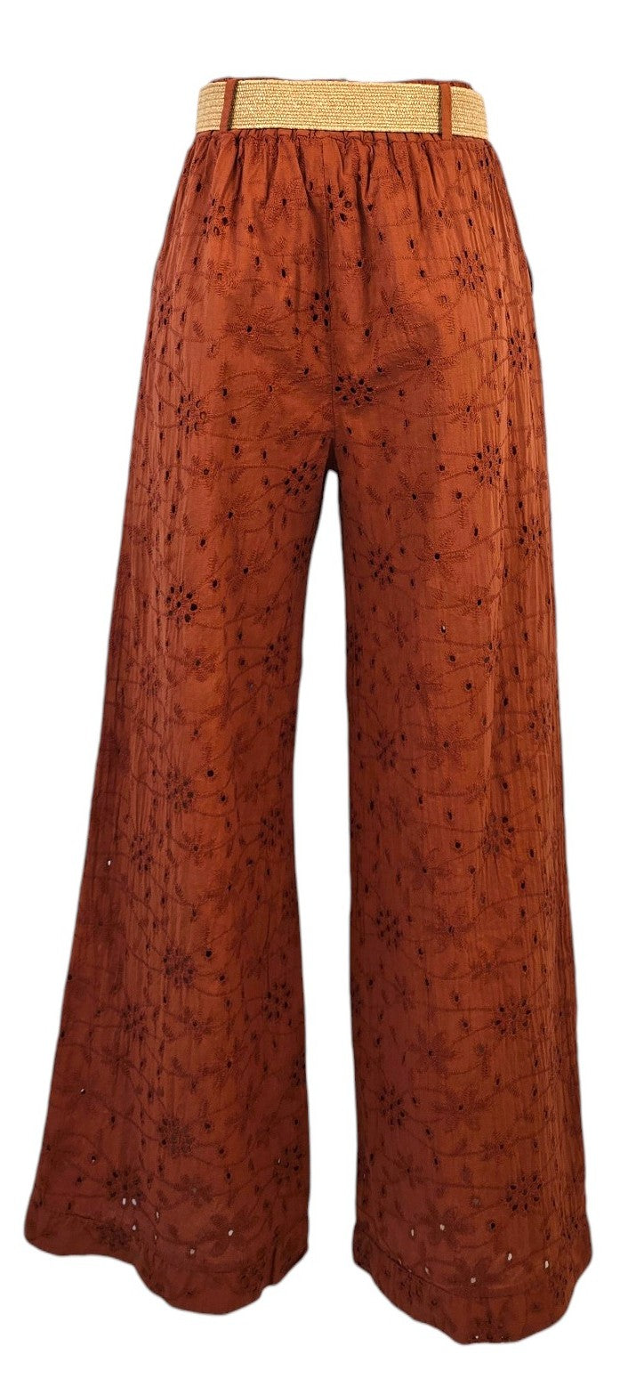 Pantalone arancione "Sangallo"