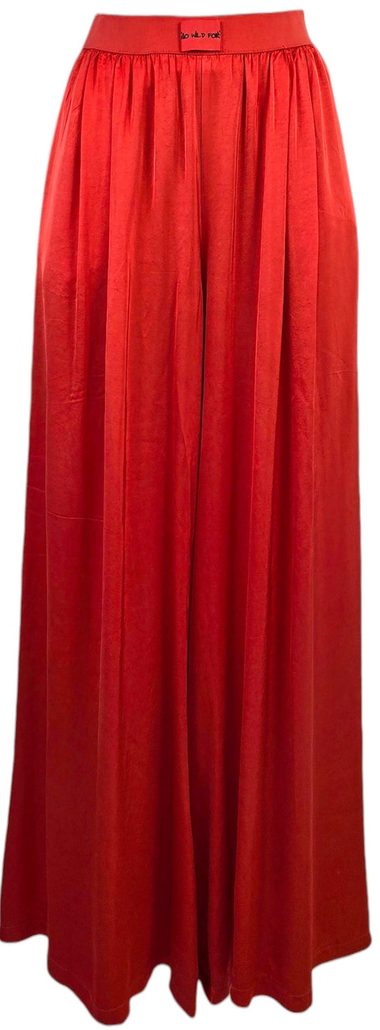 Pantalone raso fluido