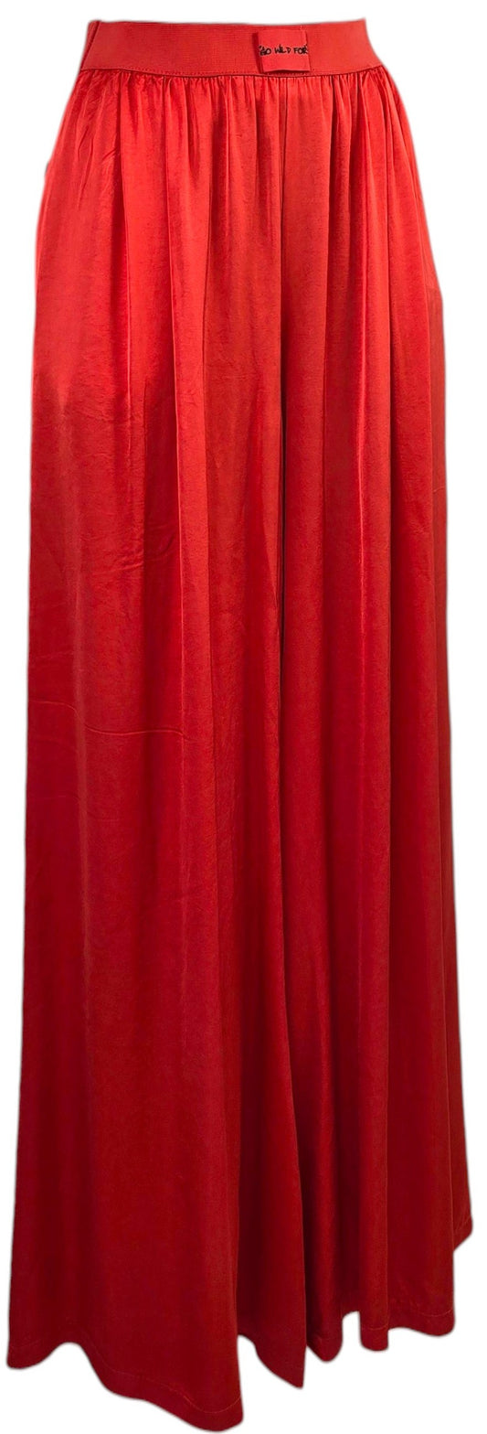 Pantalone raso fluido
