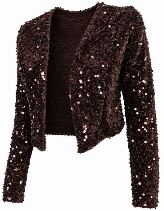 Giacca con paillettes