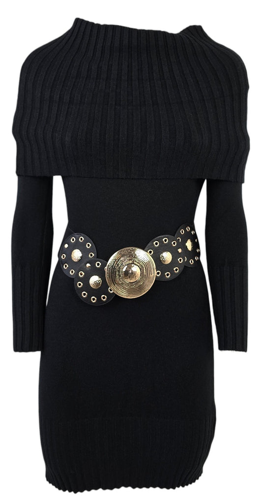 Maglione a vestito scollo barchetta