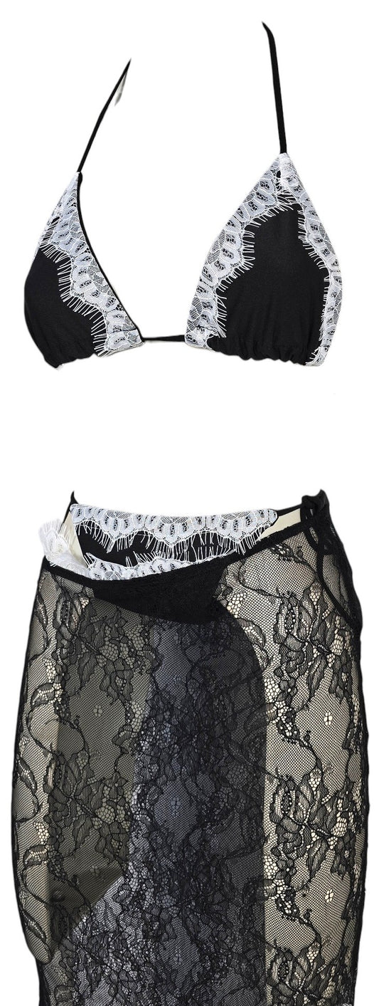 Set bikini con pareo