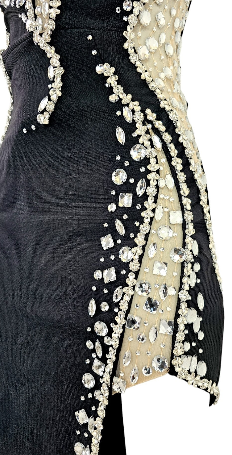 Elegant black luxury dress
