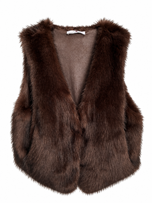 Gilet in ecopelliccia