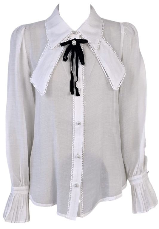 Camicia con fiocco