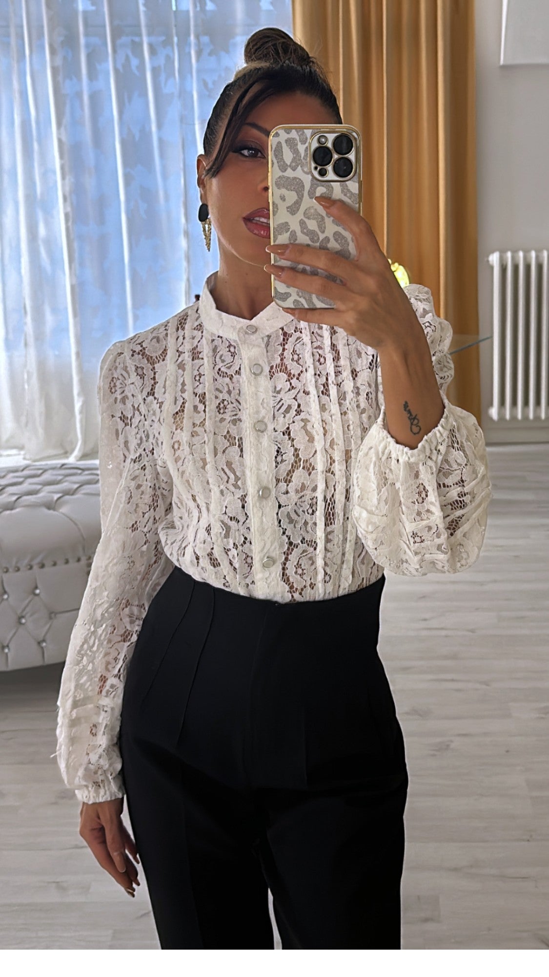 Camicia in pizzo