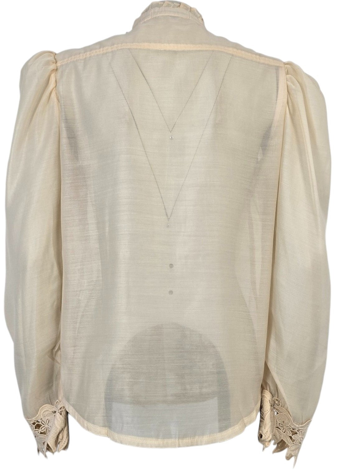 Camicia in pizzo sangallo