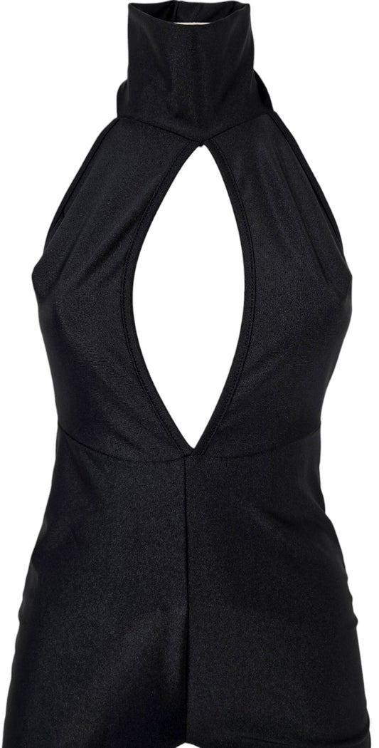 Abito tuta elegante con pantalone schiena nuda