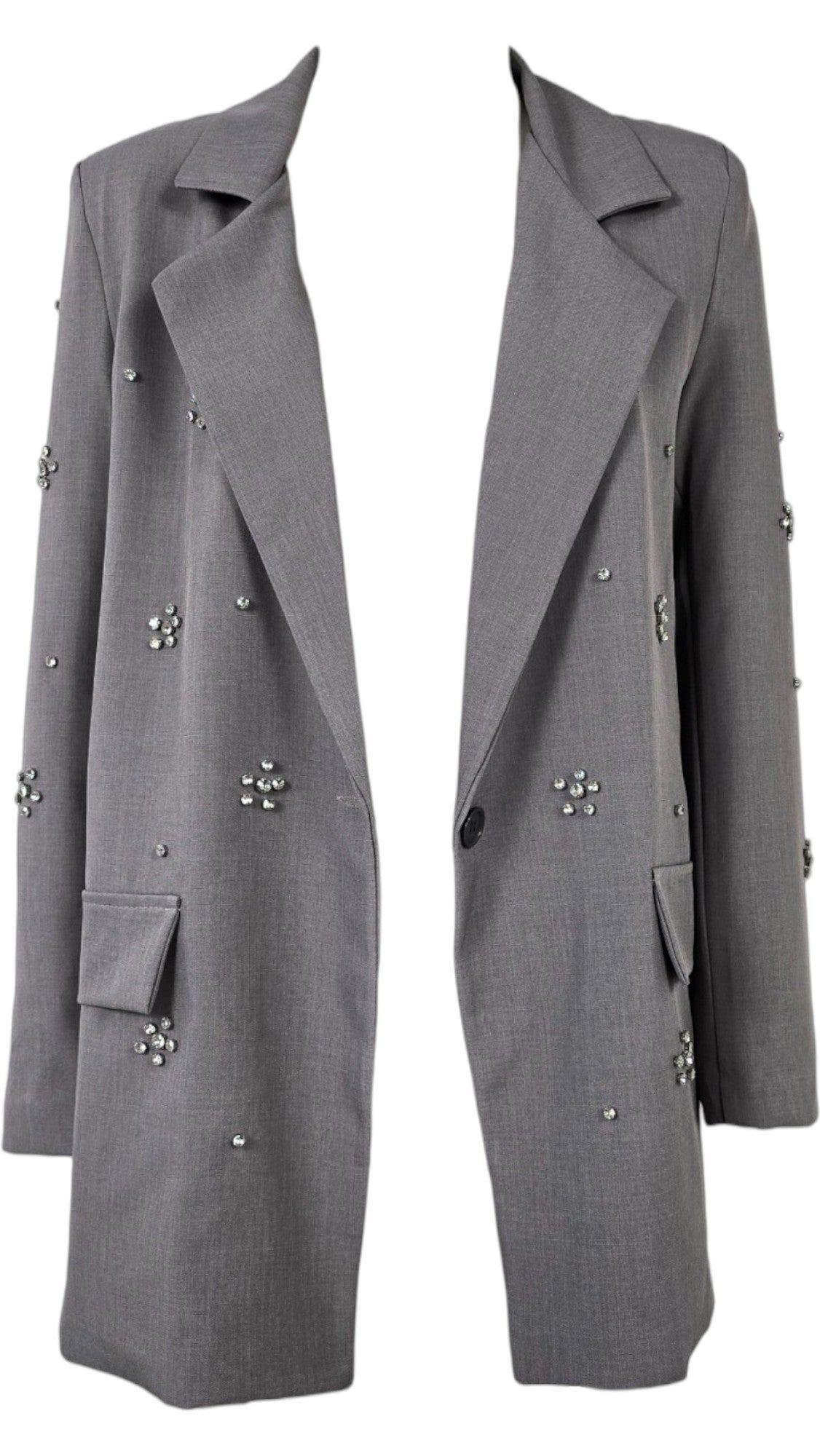 Blazer Oversize con strass