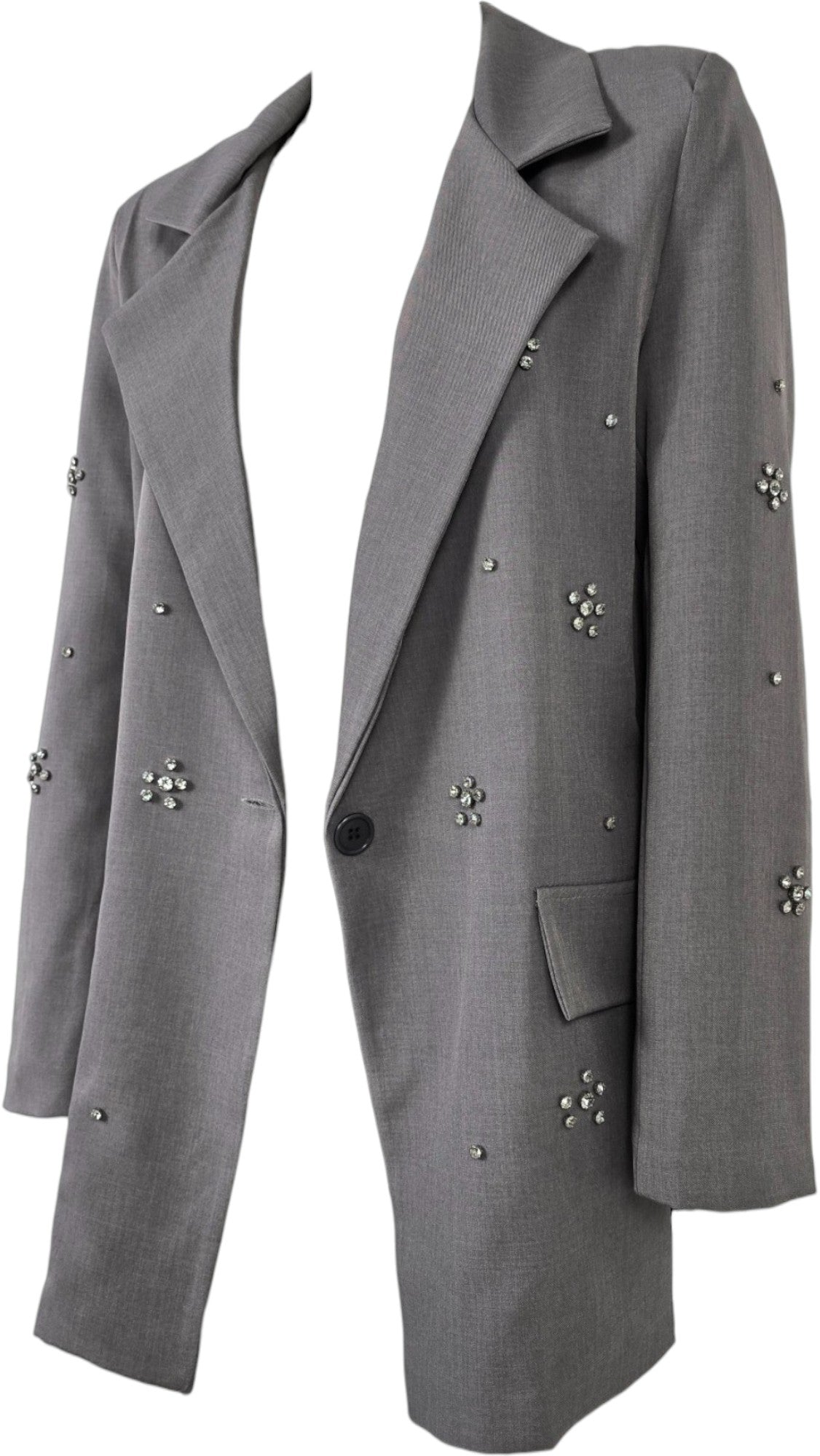 Blazer Oversize con strass