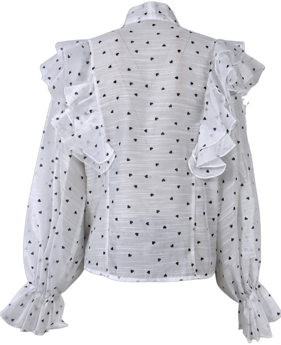 Camicia volant e cuori