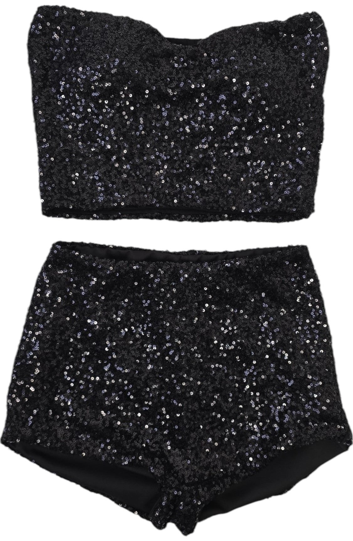 Top con paillettes