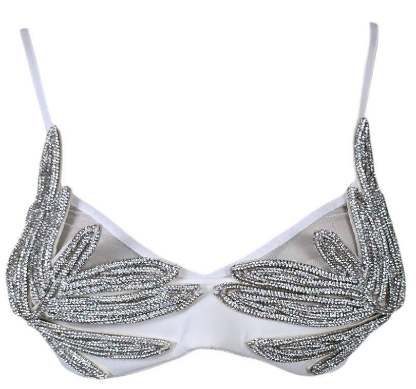 Bralette con strass