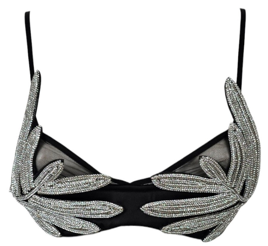 Bralette con strass