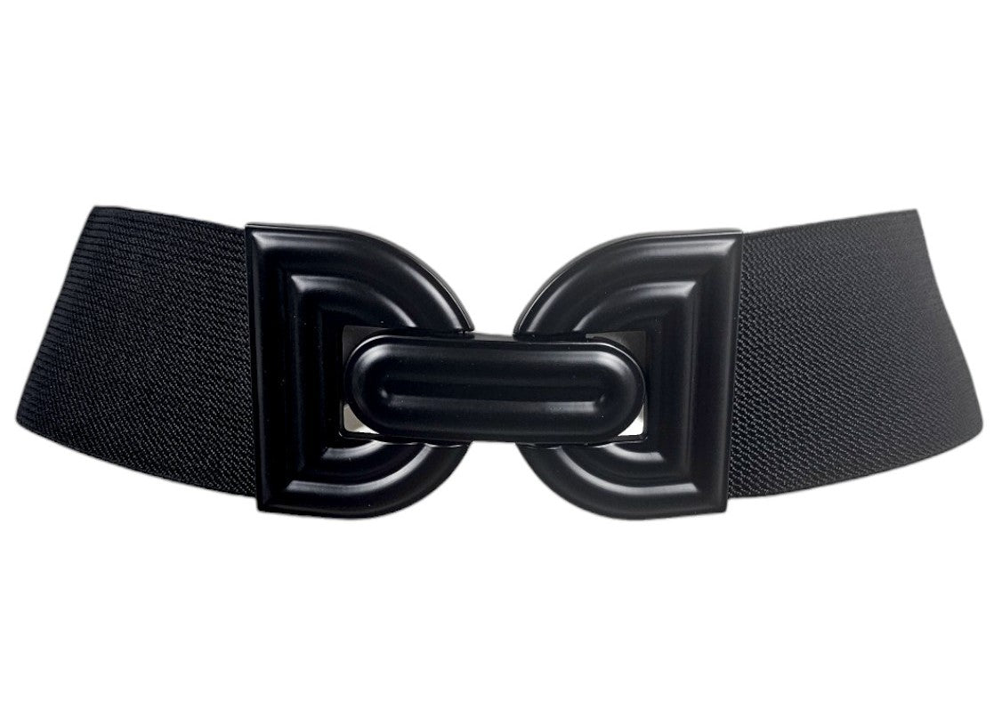 Cintura elastica fibbia nera