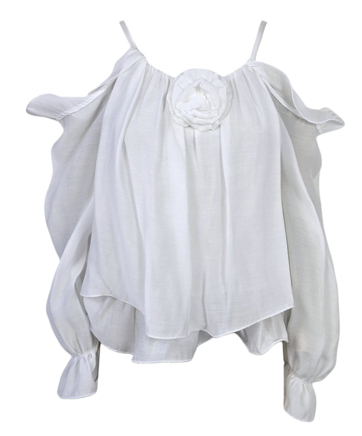 Camicia con spalle scoperte