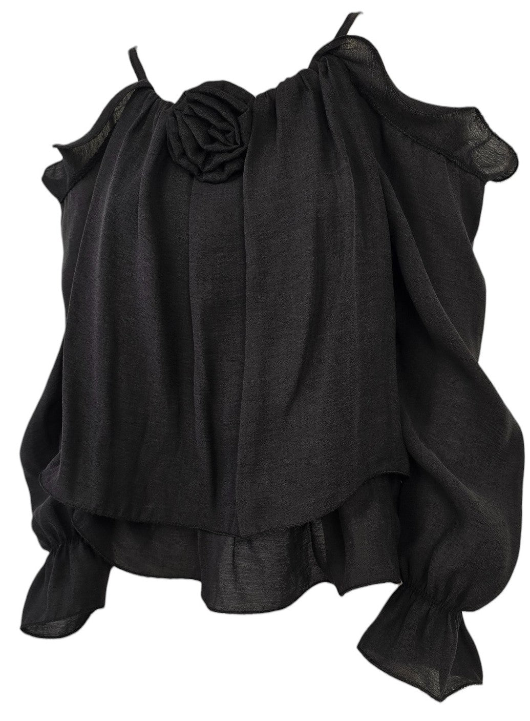 Camicia con spalle scoperte