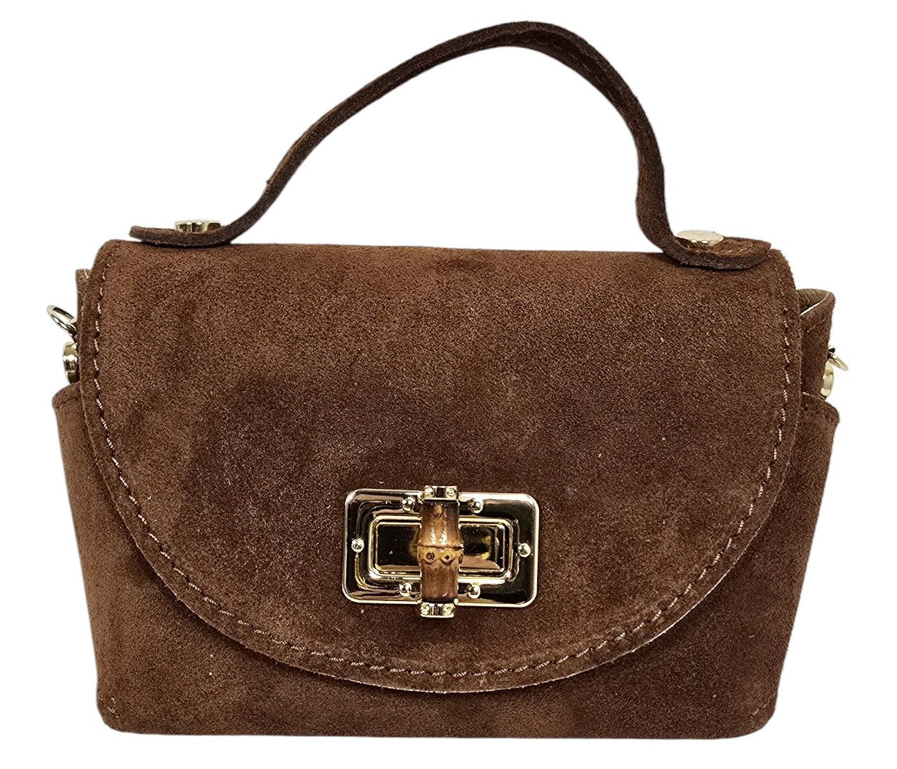 Bag a mano in camoscio
