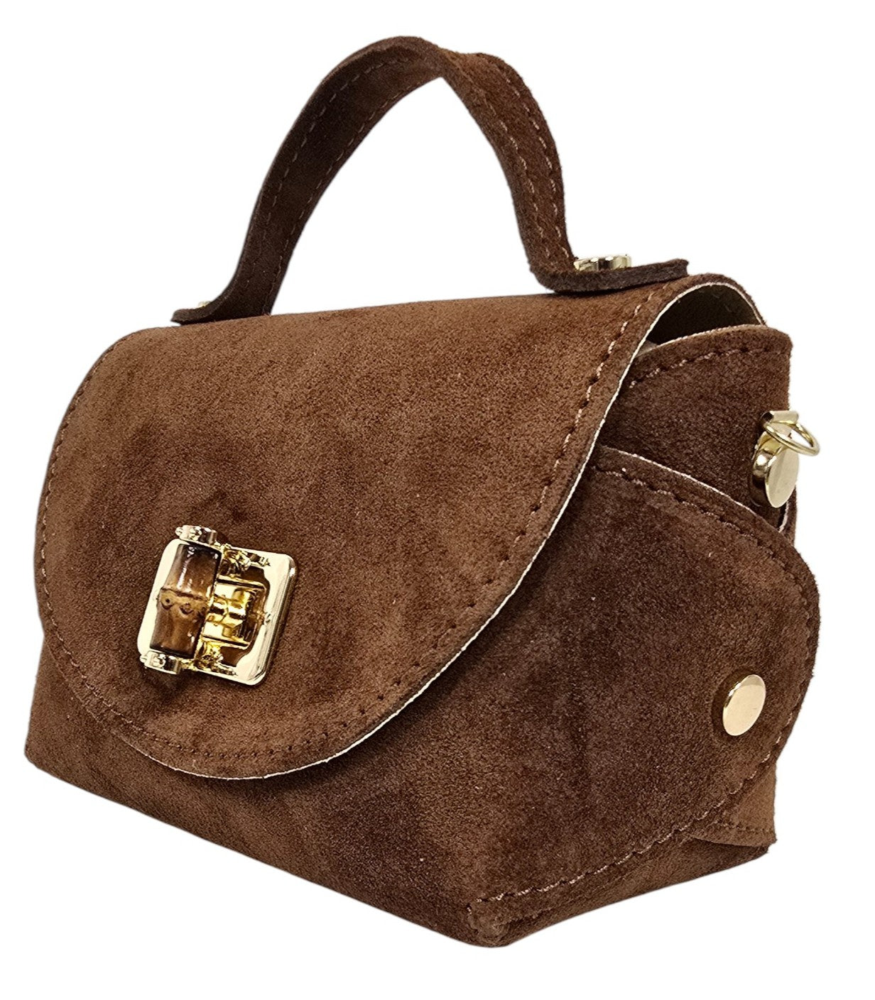 Bag a mano in camoscio