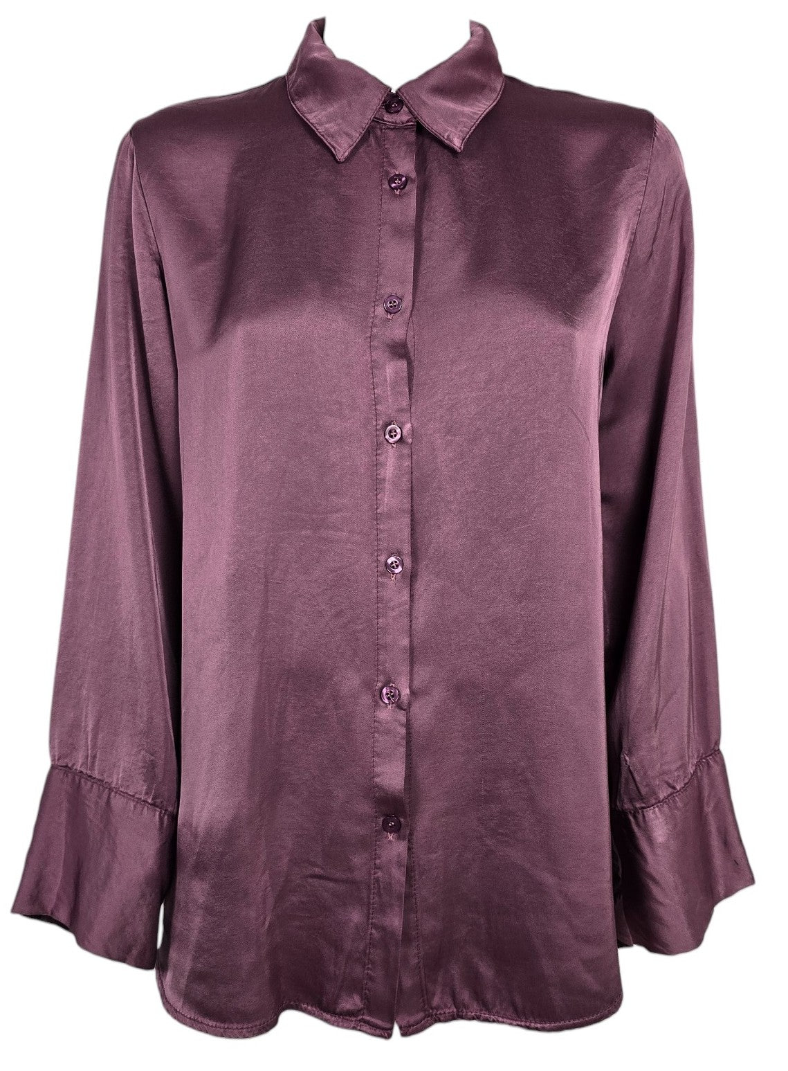 Camicia effetto raso