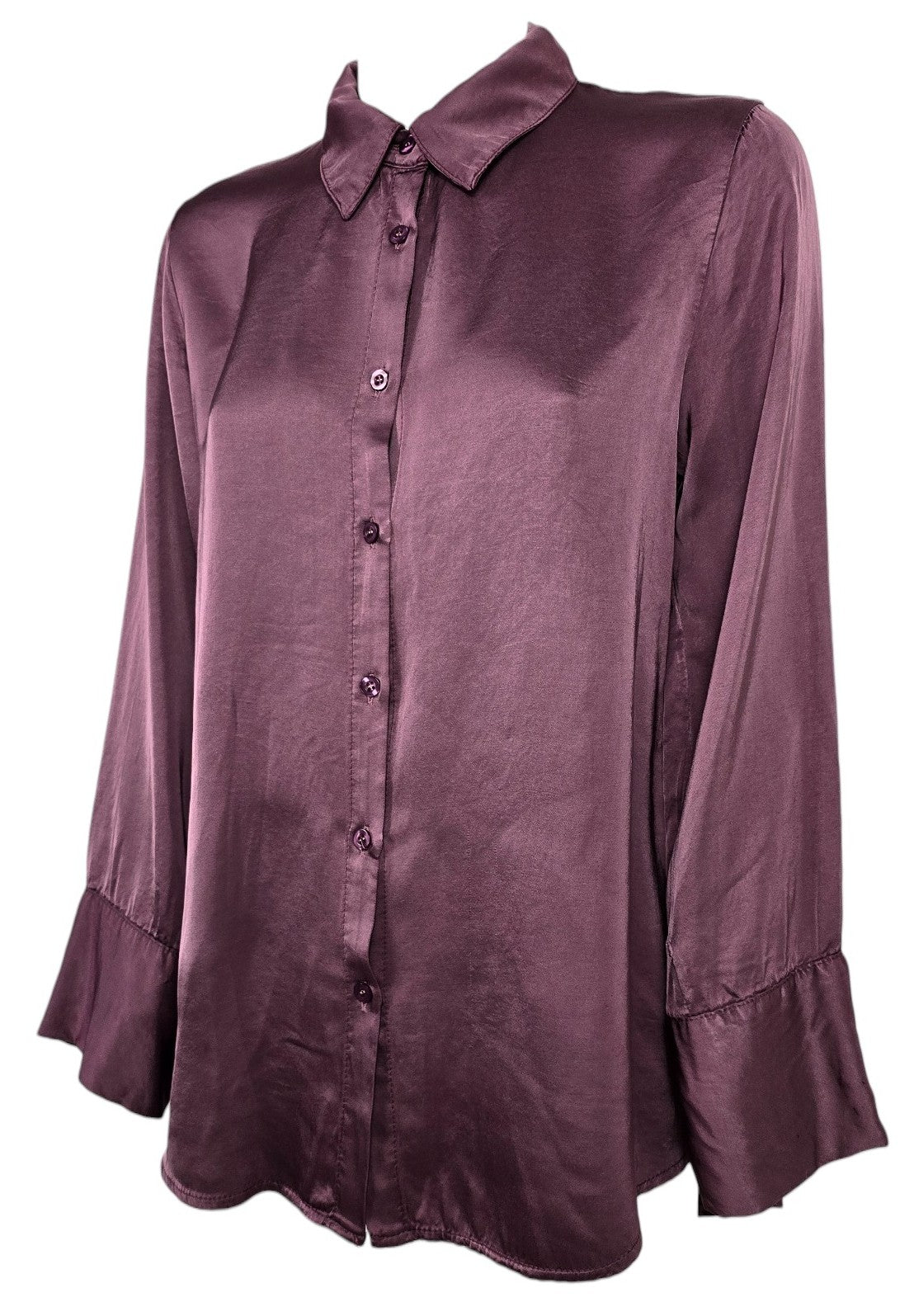 Camicia effetto raso