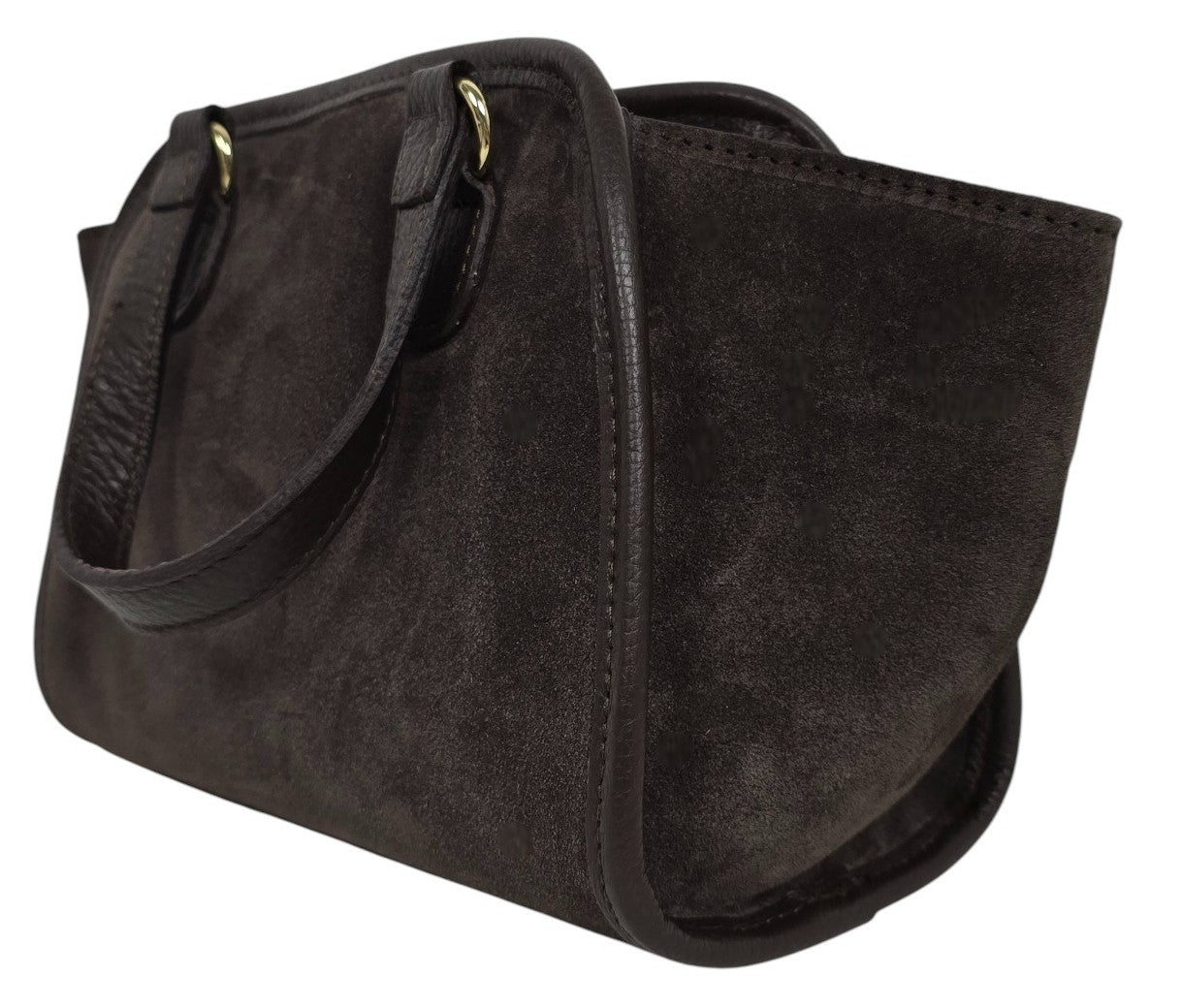 Borsa in camoscio testa di moro