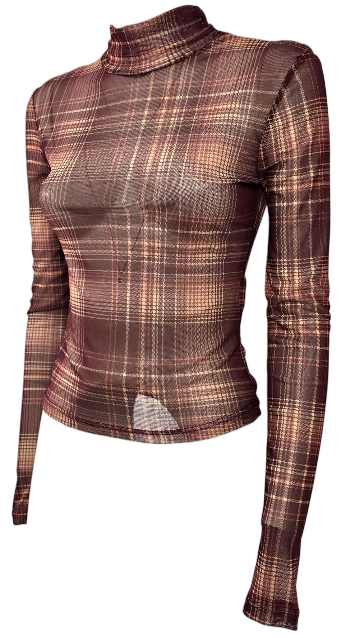 Maglia dolcevita a righe