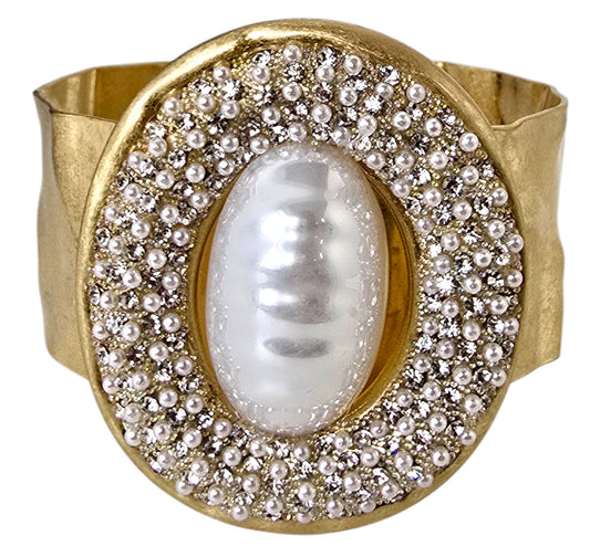 Bracciale oro e perla
