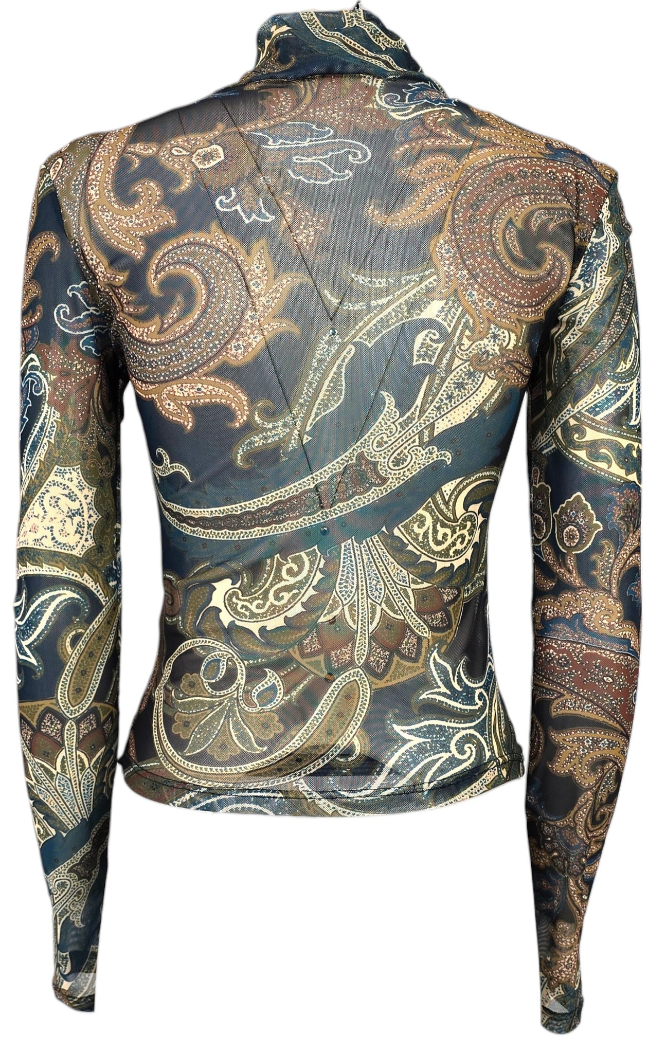 Maglia dolcevita a stampe