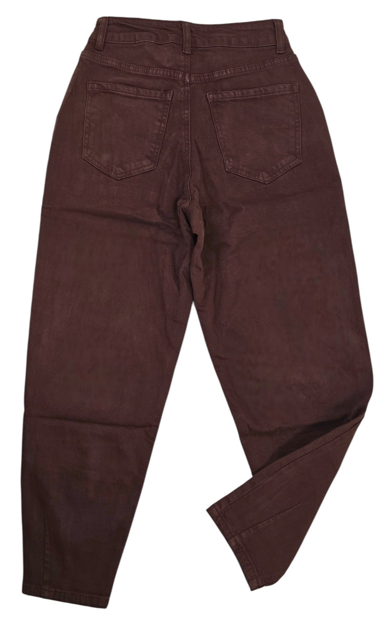 Jeans mom fit marrone