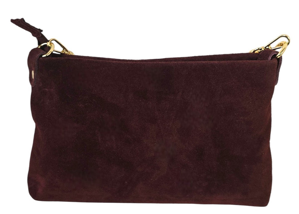 Borsa a mano in camoscio