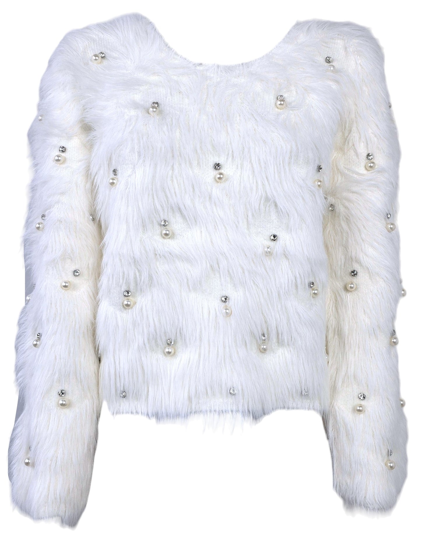 Maglione con perle