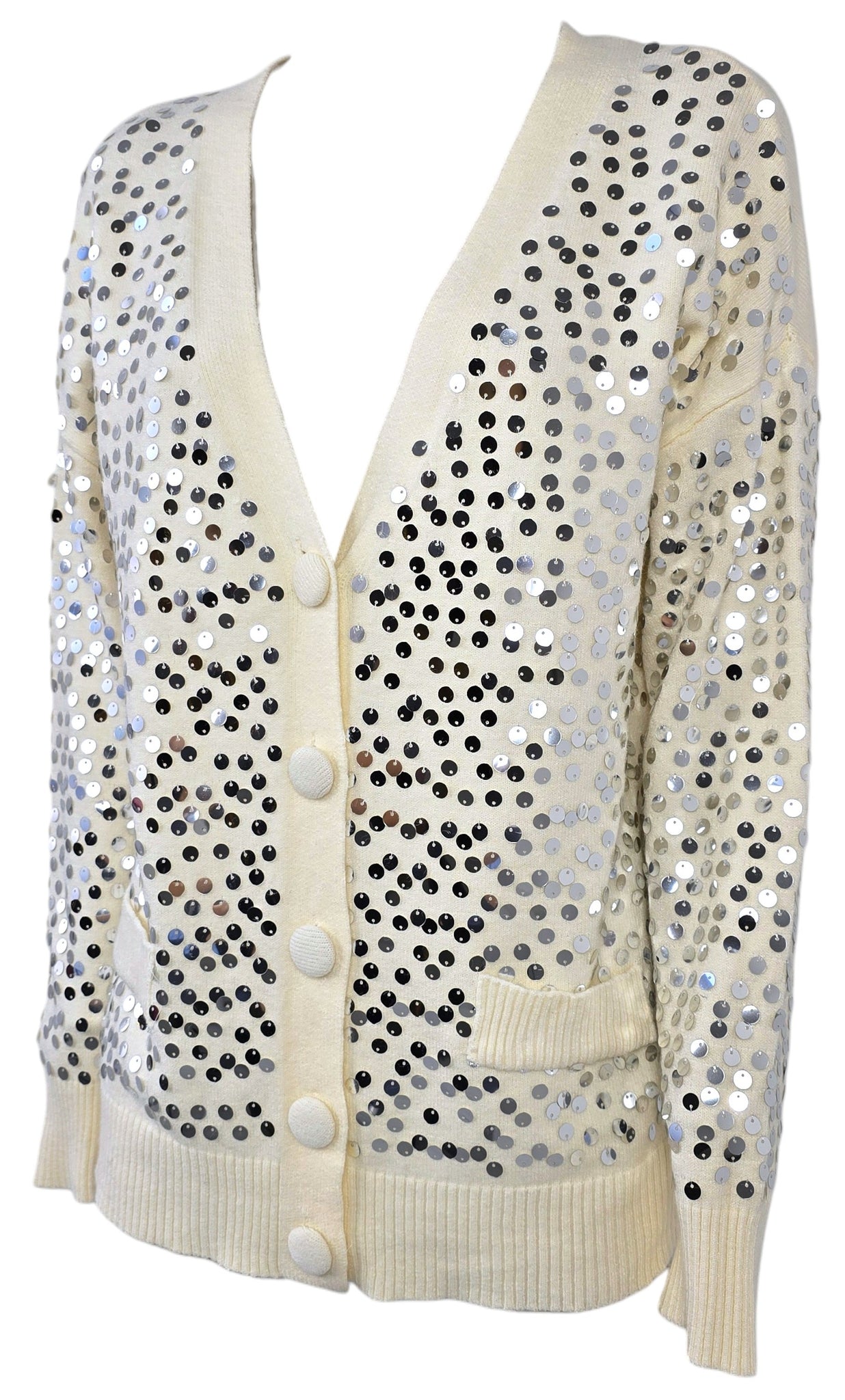Cardigan con paillettes