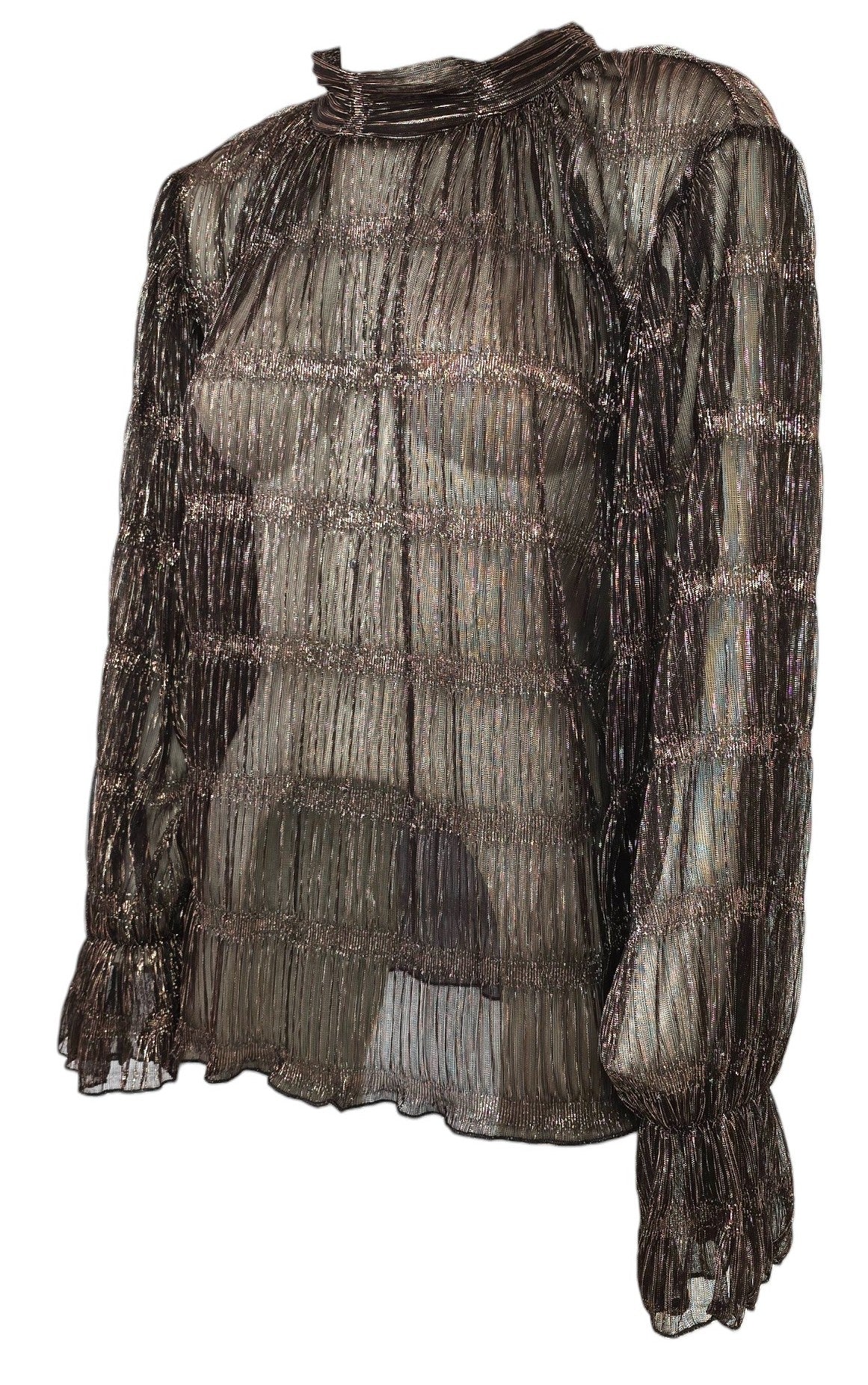 Camicia manica lunga laminata
