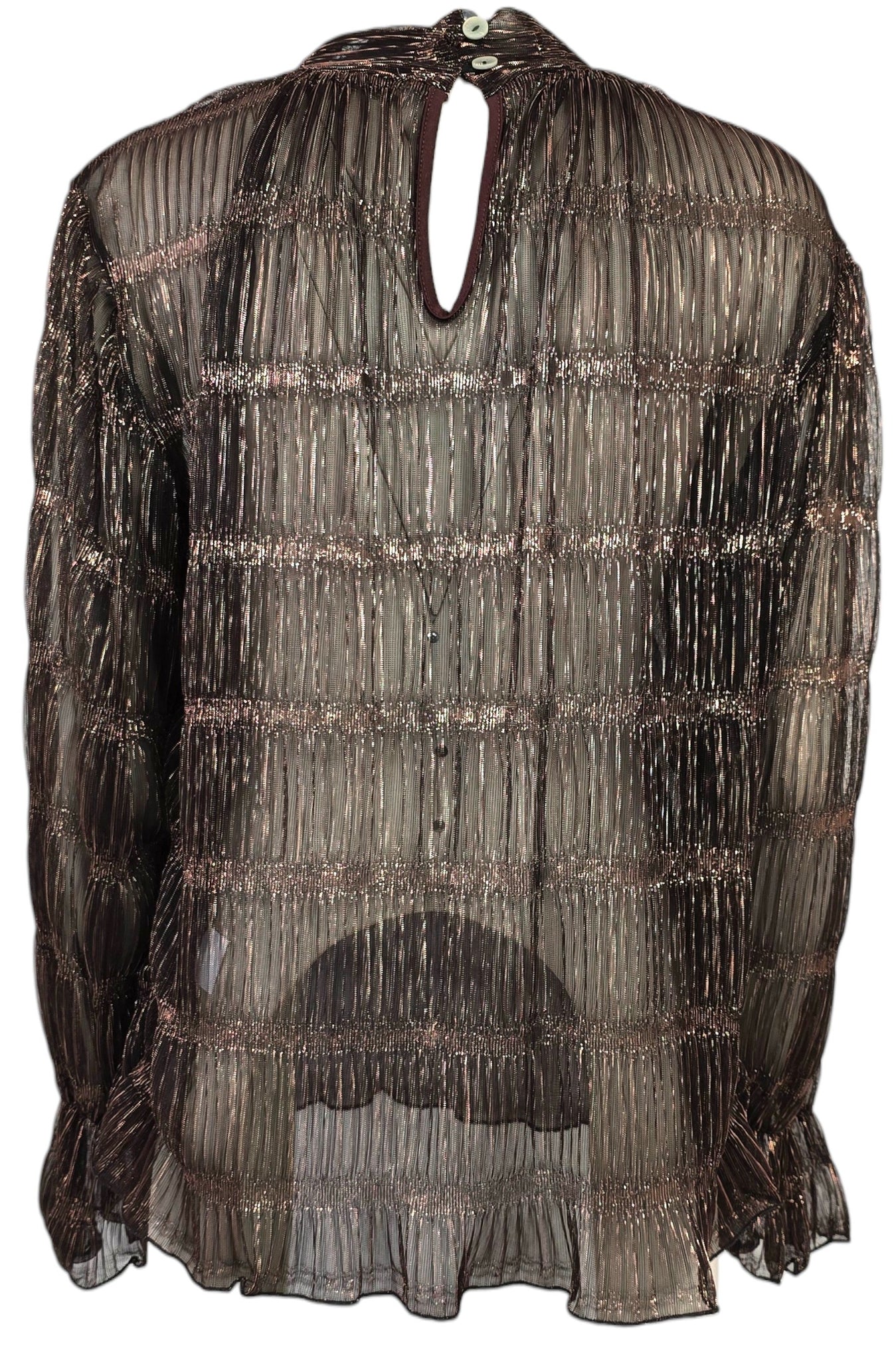 Camicia manica lunga laminata