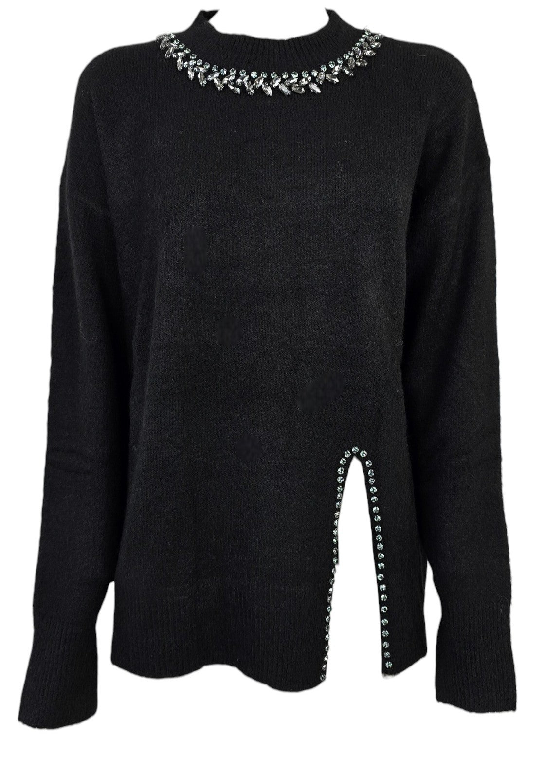 Maglione con strass