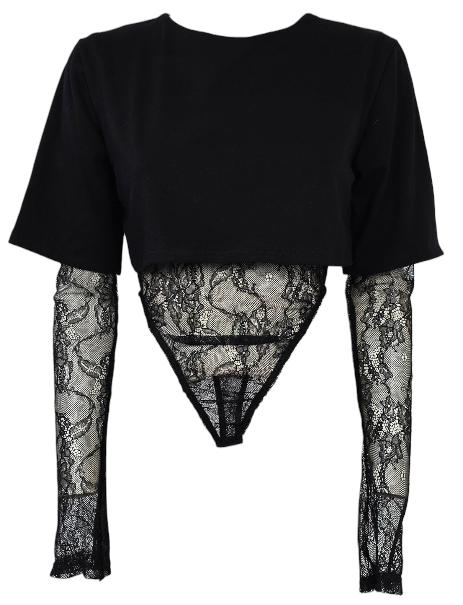 Body con pizzo "Double"