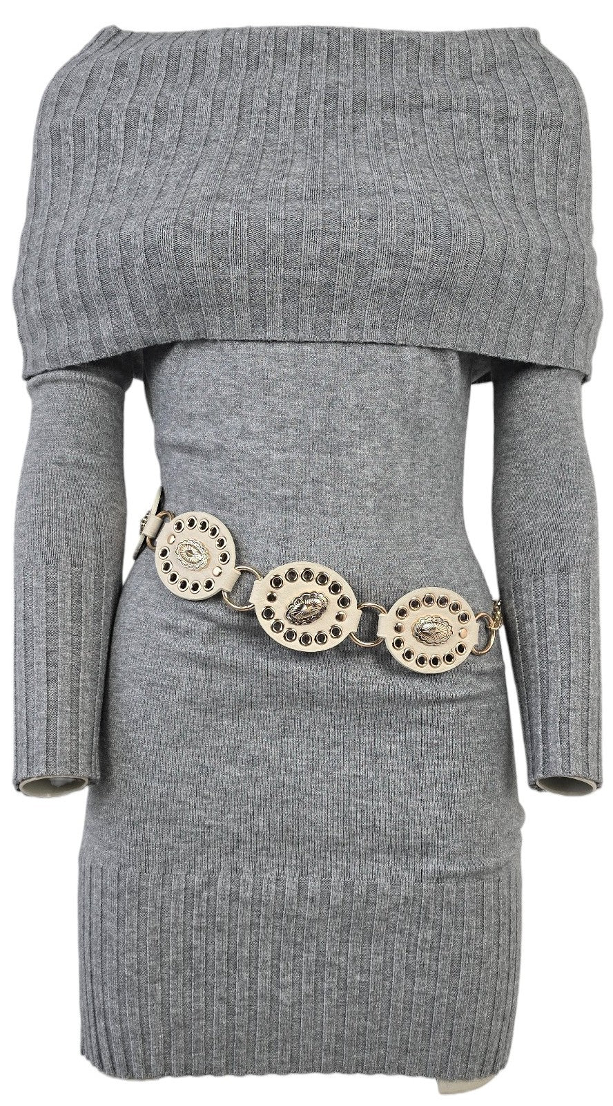 Maglione a vestito scollo barchetta