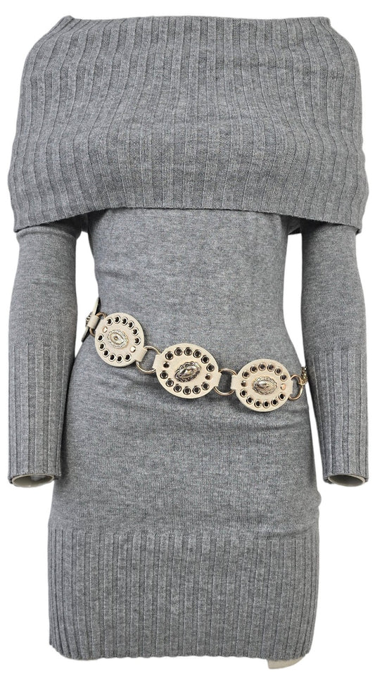 Maglione a vestito scollo barchetta