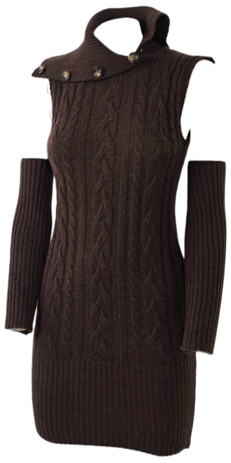 Abito a tubino con manicotti