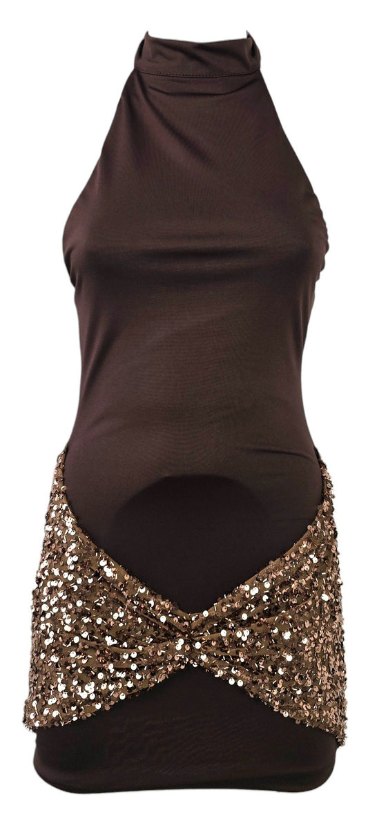 Abito a tubino con paillettes